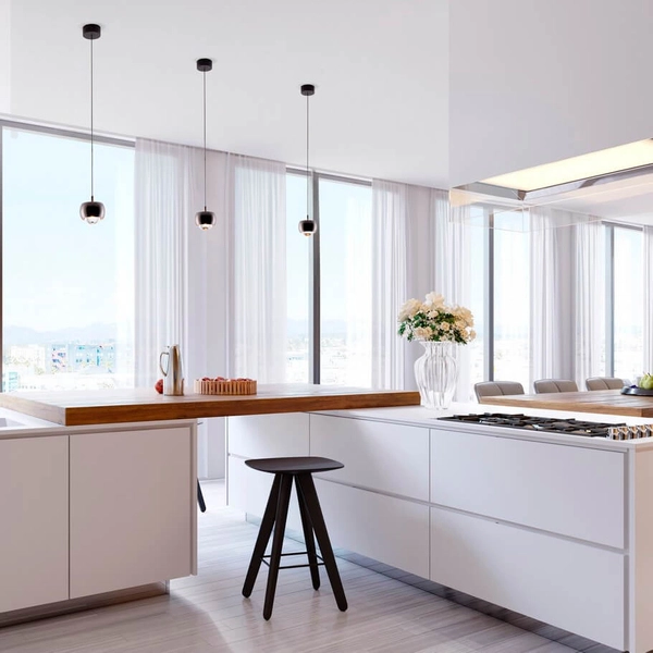 Jadalniana lampa zwisająca LIMA LE44282 LED 13W 3000K czarna szara