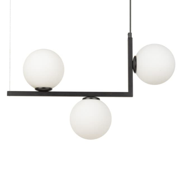 Lampa wisząca molekułowa Andy 33609 Sigma nad stół kule czarna biała