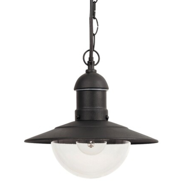 Zewnętrzna LAMPA wisząca OSLO 8717 Rabalux industrialna OPRAWA tarasowy zwis na łańcuchu loftowy IP44 czarny