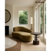 Kwadratowy stolik kawowy BRERA MM001501100414 brązowy drewniany 60cm