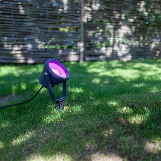 Naświetlacz ogrodowy Mini 6602903424 Lutec LED 8W 2700-6500K IP65 szary