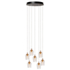 Lampa wisząca loftowa BERLIANE 00430/28/60 LED 4W 2700K czarna