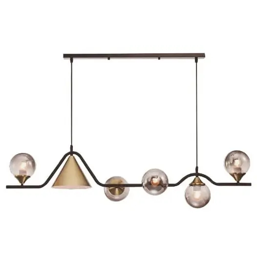 Molekułowa wisząca lampa MISTA CGMISTA120BK do salonu czarny