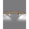 Drewniana lampa sufitowa SL.1042 regulowana do jadalni