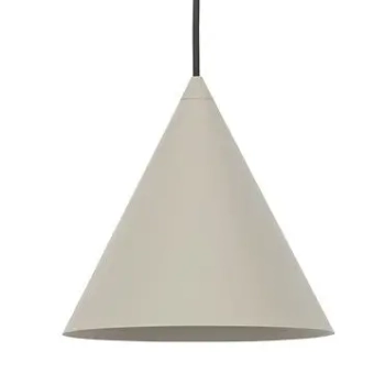 Wisząca lampa 1-fazowa TRACER CONO 10618 stożkowa czarny beżowy