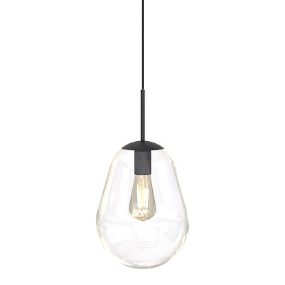 Kuchenna lampa wisząca Pear 7800 nowoczesna nad wyspę przezroczysta