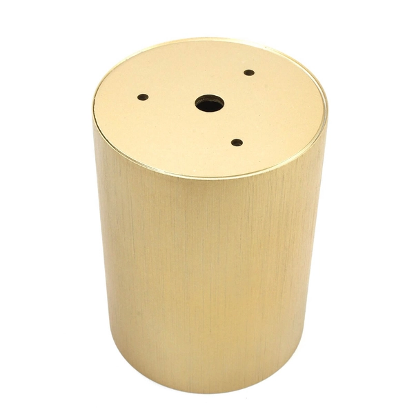 Lampa sufitowa tuba 497 Domeno LED okrągła spotlight metalowa złota