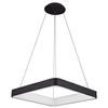 LAMPA wisząca GIACINTO 5304-850SQP-BK-3 Italux kwadratowa OPRAWA metalowy zwis LED 50W 3000K ramka square czarna