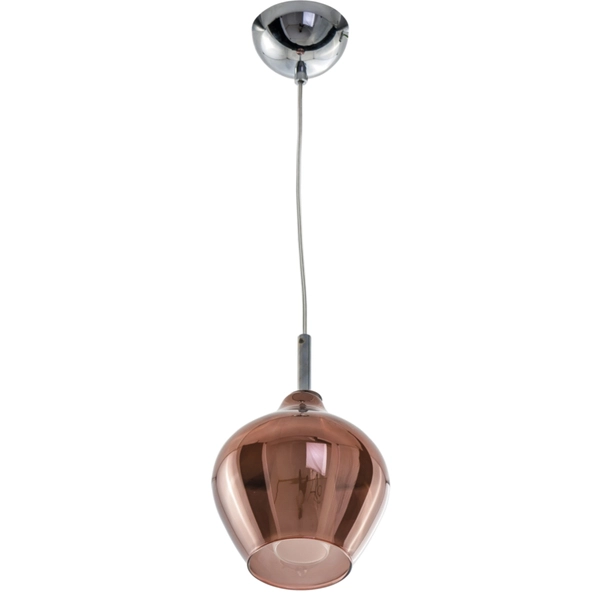 Minimalistyczna lampa wisząca Amber Milano AZ3077 Azzardo miedziana