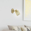 Kinkiet ścienny glamour York 91-70098  Candellux kryształki mosiądz
