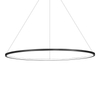 Lampa zwisowa Saturno ML8862 Milagro LED 57W 4000K do salonu IP44 czarny
