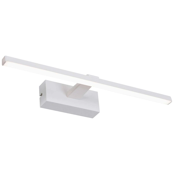 Kinkiet LAMPA ścienna ALBINA 1448 Rabalux metalowa OPRAWA klasyczna LED 8W 4000K galeryjka IP23 biała matowa