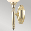 Stylowa lampa ścienna BATH-DRYDEN4-PB kula IP44 mosiądz