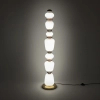 Podłogowa lampa do sypialni CERAMIC 11704 LED 34W 3000K biała szara