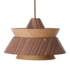 Lampa wisząca Kioto P0549 Maxlight Select  nowoczesna drewniana metalowa brązowa