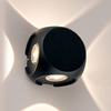 Czarny kinkiet PATRAS 9115 LED 4W 3000K kostka elewacyjna outdoor