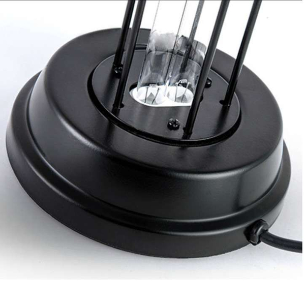 Antybakteryjna LAMPA stojąca MDECO AR-UV-DL-01 metalowa OPRAWA bakteriobójcza do dezynfekcji