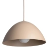 Klasyczna lampa wisząca Faro 10657 do salonu metalowy beżowy