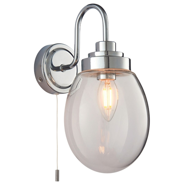Kinkiet do łazienki Hampton 76304 Endon włącznik elipsa IP44 chrom