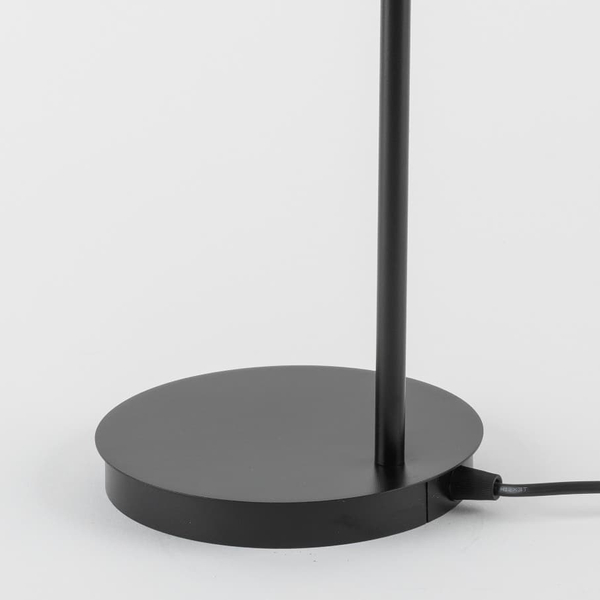 Lampka nocna z kloszem Artis 50357 Sigma z włącznikiem czarna złota