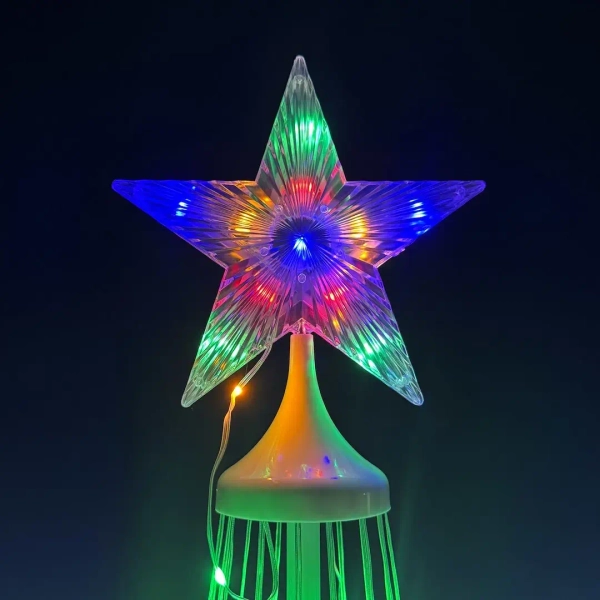 Świąteczna choinka dekoracyjna 180cm EK2403 LED 4W 2700K RGB IP44 biała