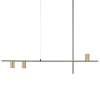Wisząca lampa industrialna Lungo ST-10047P-3 Step tuby złote czarne