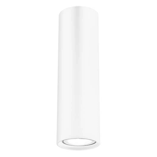 Kinkiet LAMPA ścienna NODA 7460 Shilo metalowa OPRAWA tuba przyścienna biała