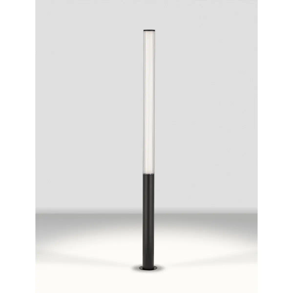 Zewnętrzna lampa stojąca MONSECA LE75104 LED 43W 3000K tuba IP65 czarna