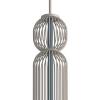 Podłużna lampa wisząca CAMELEON SINGLES 12194 jedwabisty grafit