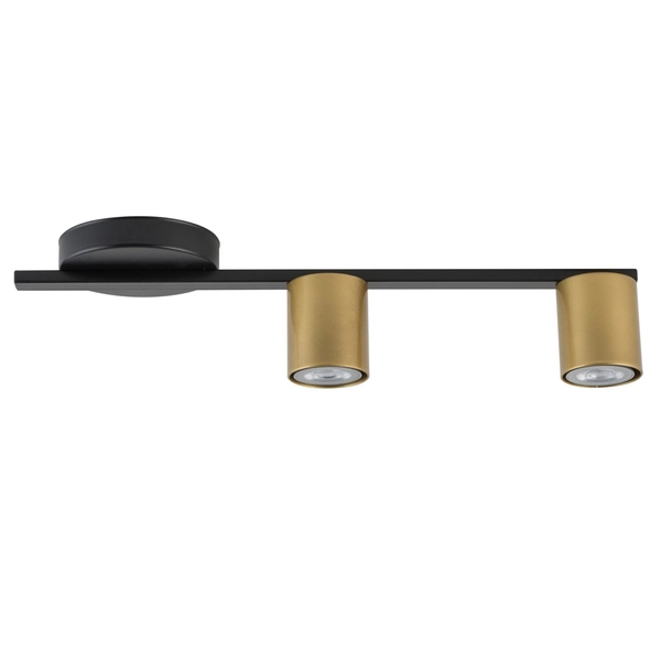 Nowoczesna lampa sufitowa Sky nad łóżko czarna złota