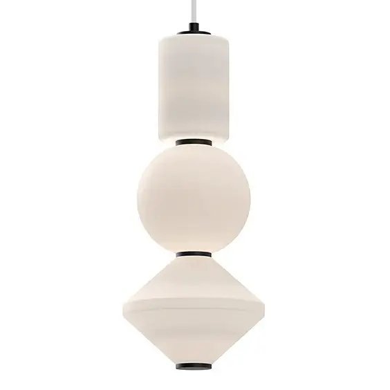 Nowoczesna zwisająca lampa Bijou ALM-BIJOU-P3-MB LED 20W 3000K czarny