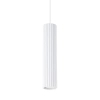 Podłużna lampa wisząca Karbon SL.1535 minimalistyczna tuba biała OUTLET