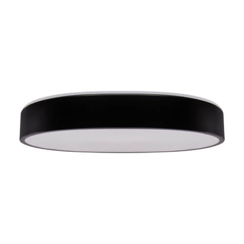 LAMPA plafon TOTEM LED C 03927 Ideus metalowa OPRAWA sufitowa LED 24W 4000K plafoniera okrągła czarna