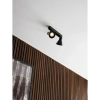 Metalowa lampa sufitowa Eik 45770103 regulowane reflektorki czarny