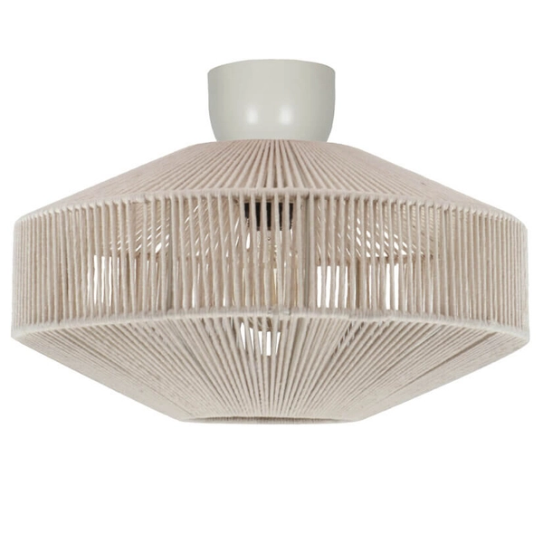 Plafon nasufitowy SVEA 664700144 Trio harmonijka pleciona beżowy