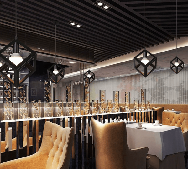 Pojedyncza lampa wisząca Loft 505 Domeno LED metalowa czarna