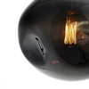 Nowoczesna lampa wisząca AVIA 11154108 Kaspa szklana czarna