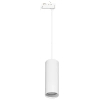 Industrialna lampa wisząca 1-fazowa szynowa Pipe Track ML2125 biały