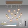 Wisząca lampa PURE POPUP brązowa 2590-97 13xLED 3W 2200-5000K sterowana góra-dół