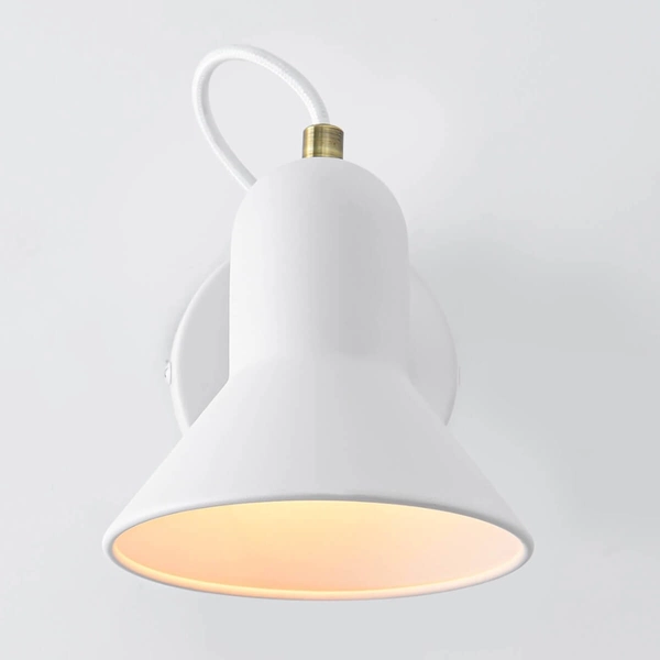 Kinkiet LAMPA ścienna ASTAMA LP-1122/1W WH Light Prestige industrialna OPRAWA metalowa regulowana biała