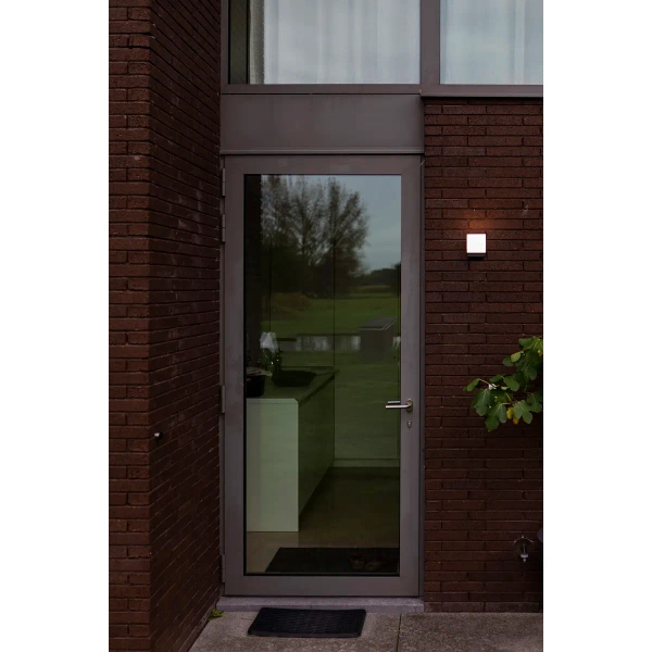 Elewacyjna LAMPA kinkiet CUBA 5193803012 Lutec kwadratowa OPRAWA metalowa LED 12W 3000K ścienna IP54 czarna