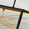 Lampa wisząca podłużna QN-STYX-LED-ISLE-BG LED 55W czarna