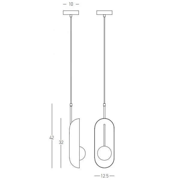 Regulowana wisząca lampa 22060 złoty liść opalowe szkło złoty