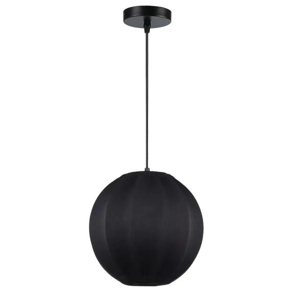 Loftowa wisząca lampa Dana ML1806 kula z tkaniny czarny