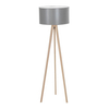 Stojąca lampa na trójnogu Tripod Wood AZ3013+AZ3015 drewniany szary
