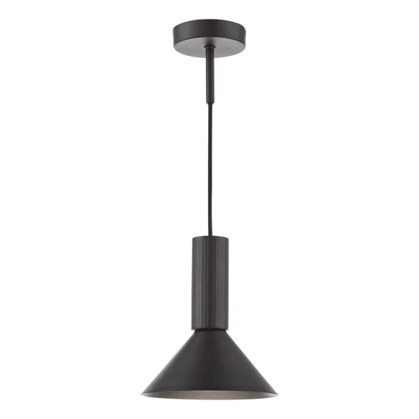 Loftowa lampa wisząca Ragnar RAG0122 do jadalni stożek czarny