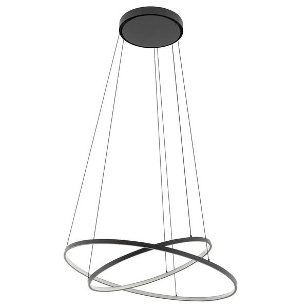 Pierścieniowa wisząca lampa Circolo 10814 Nowodvorski LED 35W 3000K czarna