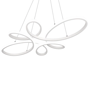 Nowoczesna lampa wisząca do salonu Fly 345619131 LED 32W 4000K biała