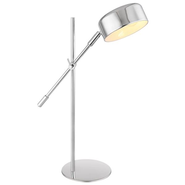 Stołowa LAMPA regulowana GIANNA 24099TC Globo biurkowa LAMPKA do gabinetu chrom