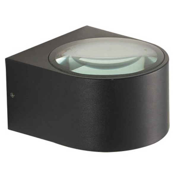 Ścienna lampa do ogrodu Pesaro OWL-8081-3K Italux LED 5W 3000K IP54 czarna